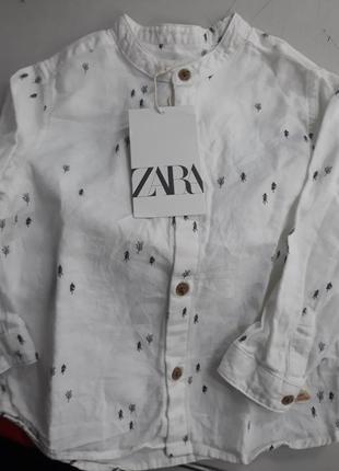 Белая рубашка zara