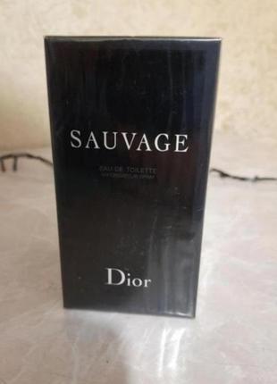 Sauvage christian dior 100мл діор саваж чоловіча туалетна вода саваж диор мужская туалетная вода оригинал 100мл1 фото