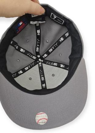 New york yankees basic (grey/white) 59fifty

бейсболка new era7 фото