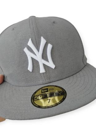 New york yankees basic (grey/white) 59fifty

бейсболка new era2 фото