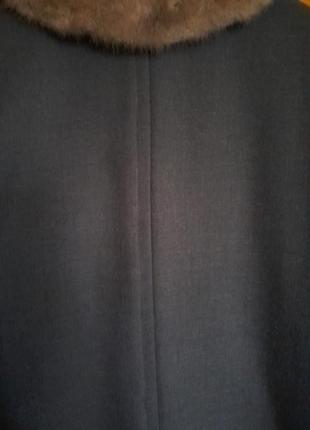 Винтажное добротное теплое шерстяное зимнее пальто, пошив.левской фабрики, маяк",164/1045 фото
