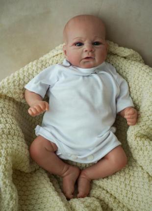 Реалистичная кукла реборн (reborn) новорожденный малыш, как живой настоящий ребенок, мягконабивной пупс2 фото