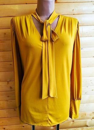 172.ефектна комфортна блузка із зав'язкою на вирізі модного іспанського бренду zara