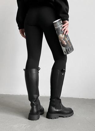 Ботинки женские chelsi reload - rossi, черный3 фото