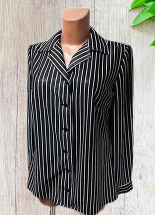 543.классическая удобная рубашка в полоску известного американского бренда abercrombie &amp; fitch.2 фото
