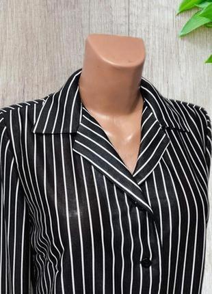 543.классическая удобная рубашка в полоску известного американского бренда abercrombie &amp; fitch.3 фото
