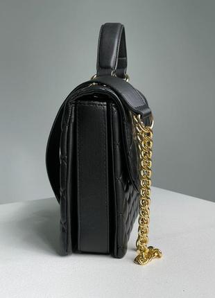Женская сумка в стиле classic black/gold люкс качество7 фото