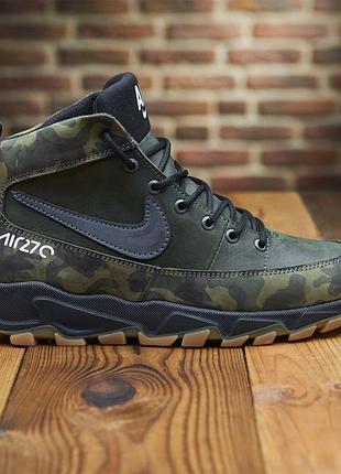 Зимові шкіряні кросівки nike