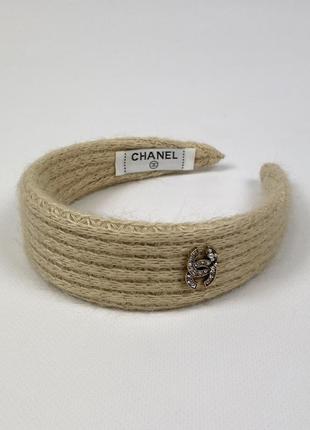 Ободок / обруч для волос chanel hair band оригинал плетеный lv