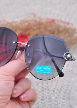 Красивые безоправные градиентные солнцезащитные очки rita bradley polarized rb9005 окуляри