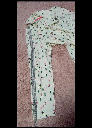 Женская трикотажная пижама avon зимний принт8 фото