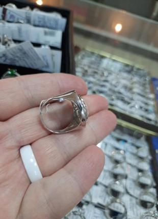 Раздельное серебренное кольцо3 фото