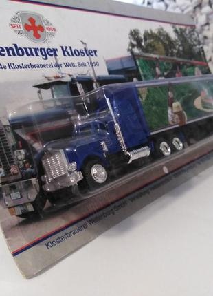 Петербилт 389 с прицепом peterbilt 389 (2019год) машинка металл 1:87