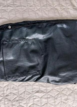 Новые кожаные брюки брюки из экокожи5 фото