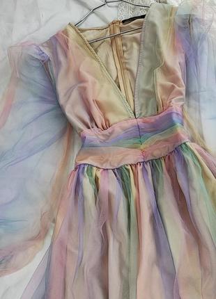 Фатинова акварельна сукня2 фото