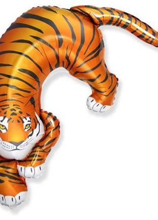 Шарик фольгированный "дикий тигр"