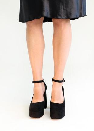 Туфли женские классические на каблуке5 фото