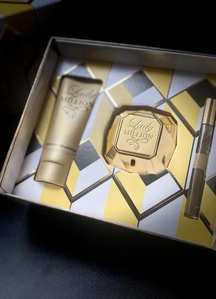 Paco rabanne lady million набор