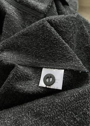 Claudia gudel avant-garde wool blend coat легкое пальто из микса шерсти клавиатура гуль авангард8 фото