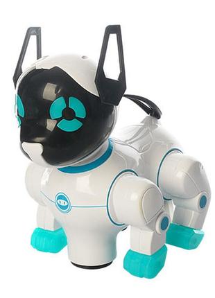 Інтерактивна іграшкова собака 8201a з музичними ефектами  (блакитний)