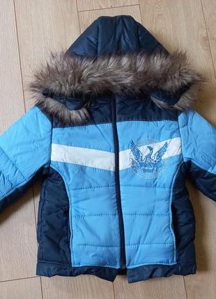 Зимняя курточка на мальчика 104 размер