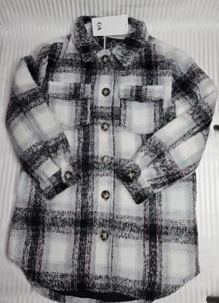 Пальто- рубашка для девочки c&amp;a,демисезонное1 фото