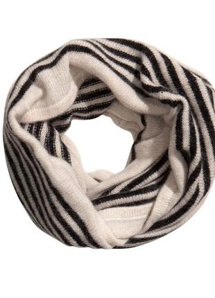 Універсальний вовняний смугастий шарф h&m