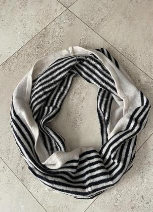 Универсальный шерстяной полосатый шарф h&amp;m6 фото
