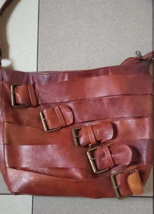 Кожаная женская сумка