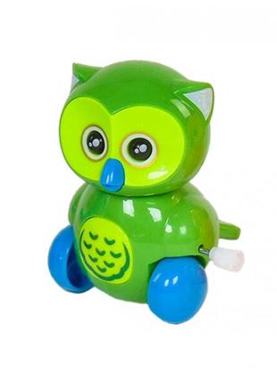 Заводна іграшка 6621 "сова"  (зелений)1 фото
