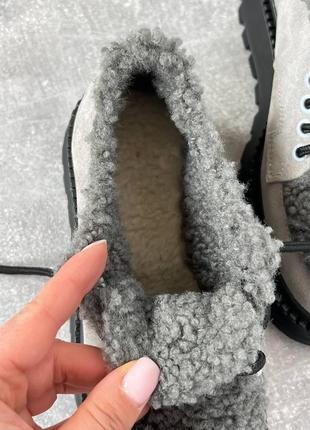 Стильні зимові  утеплені туфлі barash3 фото