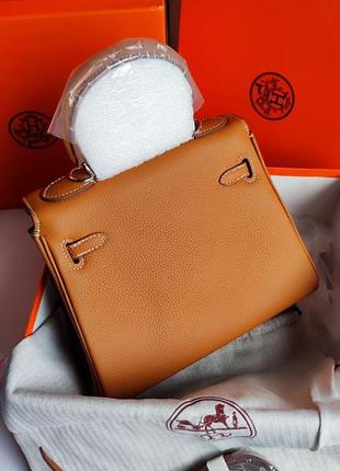 Сумка кожаная классика в стиле hermes kelly7 фото