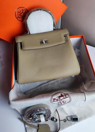 Сумка в стиле pelle hermes kelly кожа