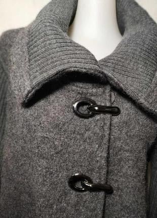 Шерсть. теплый шерстяной кардиган, кофта, свитшот, женский новогодний, рождественский свитер.4 фото