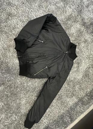 Пуховик/бомбер Silver armani jeans2 фото