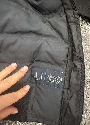 Пуховик/бомбер armani jeans7 фото