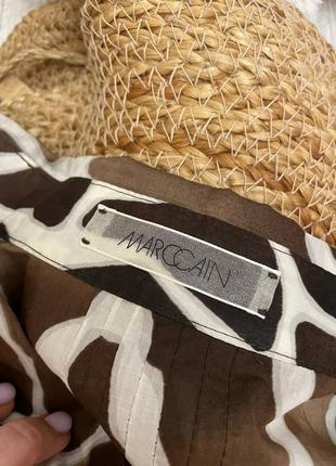 Нереальная натуральная рубашка удлинённая, африканский принт жираф, сафари8 фото
