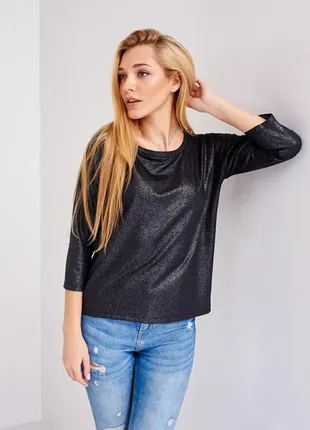 Forever 21 металлик блестящая футболка с шиммером размер s