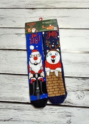 Шкарпетки теплі махрові новорічні жіночі носки женские новогодние