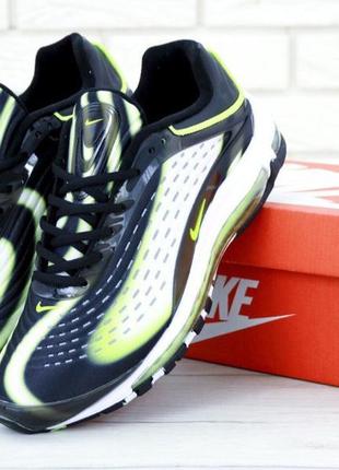 Чоловічі кросівки nike air max deluxe green black .