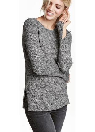 Трикотажний джемпер в рубчик h&m