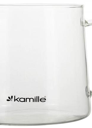 Чайник стеклянный заварочный kamille 1500мл со съемным ситечком (0776l)6 фото