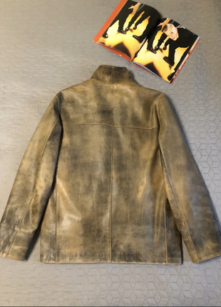 Крута шкіряна куртка perfect зі знімним утеплювачем, р. l-xl-xxl, ідеальний стан4 фото