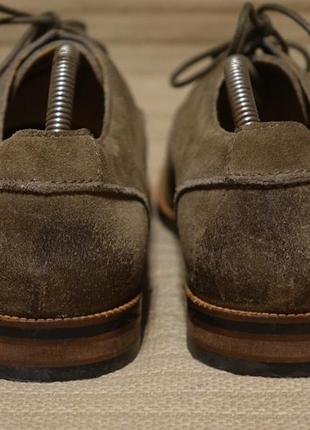 Гарні фірмові закриті замшеві туфлі в стилі used look clarks англія 44 1/2 р.9 фото