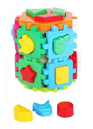 Іграшка куб "розумний малюк конструктор технок"