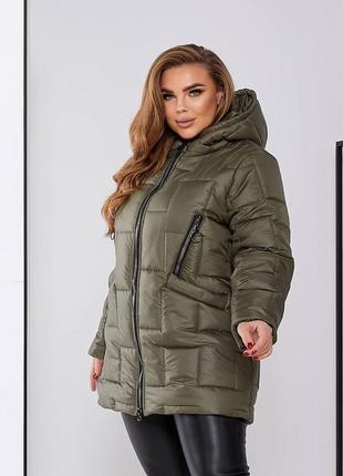 Супер стильна модель зимової куртки, 48-58 розмірів. 3076153 фото