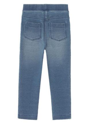 6-8 років джегінси для дівчинки lupilu джинсові штани легінси лосини гамаші штаніки джинси2 фото