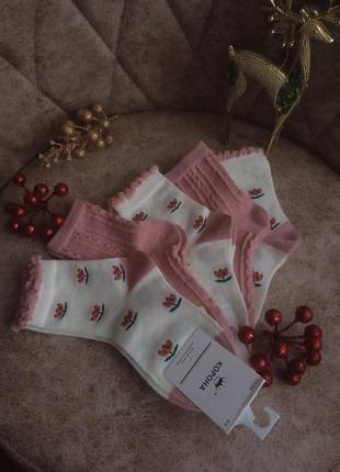 Носки для девочек 6-8роков"#корона"