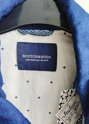 Мужской джинсовый жакет пиджак scotch & soda amsterdam blauw8 фото