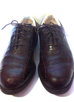 Кожаные туфли / кроссовки с мягкими шипами для гольфа footjoy, р.38-39 код t40365 фото